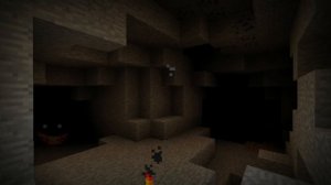 Minecraft cave sounds with scary images
