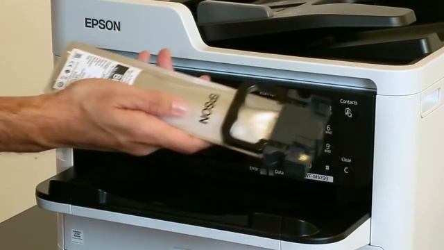 Epson WorkForce Pro WF-M5299/WF-M5799: Installing Ink & Loading Paper смотреть онлайн