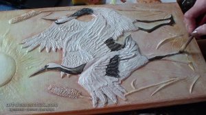 Барельеф - журавли (6 часть).