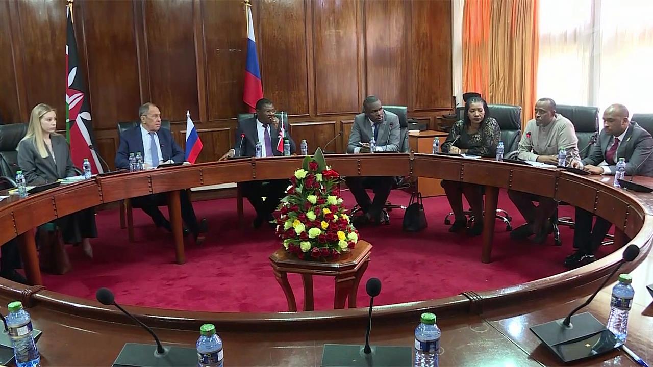 Сергей Лавров провел встречи с президентом Кении и спикером Национальной ассамблеи страны