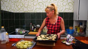 Салат рататуй на зиму! Простой рецепт заготовки из баклажанов!