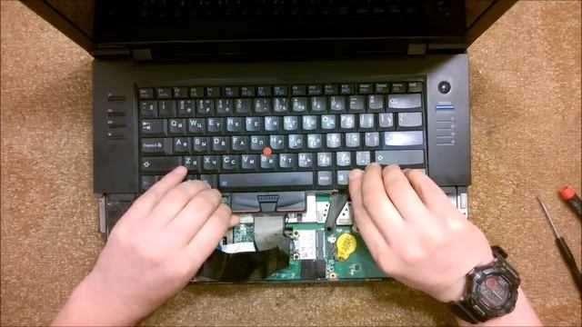 Как разобрать Ноутбук Lenovo ThinkPad SL510 ( Lenovo IBM ThinkPad SL510 disassembly) смотреть онлайн