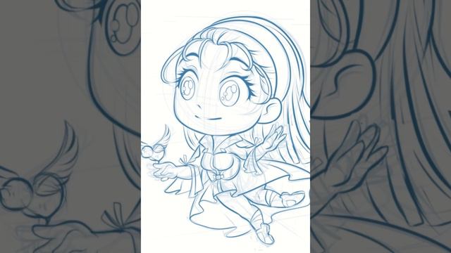 Tekken 8 Chibi Art Timelapse Jun Kazama