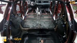 Шумоизоляция Toyota RAV4 XA40 за 1 день. Уровень Экстра. АвтоШум.