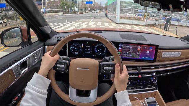 2024 Hyundai Santa Fe HYBRID Calligraphy POV Test Drive смотреть онлайн