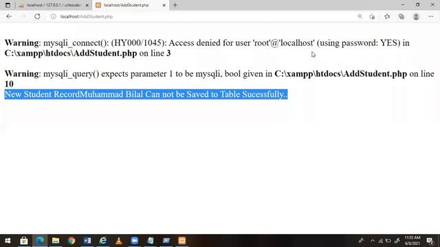 Add Delete Update PHP To MYSQL Database Record Part 2 смотреть онлайн