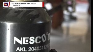 Tes fokus Sony HXR MC88 tanpa lampu