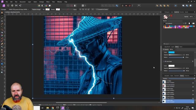 BEST Blend Ranges Trick Ever - Amazing Lightning Effect - Affinity Photo смотреть онлайн