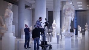 Acropolis Museum: Painting on Marble