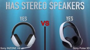 Sony INZONE H9 vs Sony PlayStation Pulse 3D | Full Specs Compare Headphones