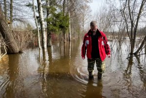 Уровень воды в реке Ишим в Абатском районе превысил критические отметки / События на ТВЦ