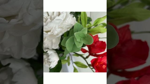 Садовые цветы ручной работы