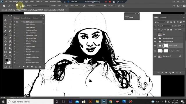 Smart Vector Photoshop Action смотреть онлайн