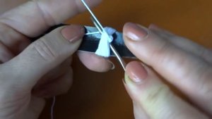 Crochet button Пуговица на бурдоне Вязание крючком