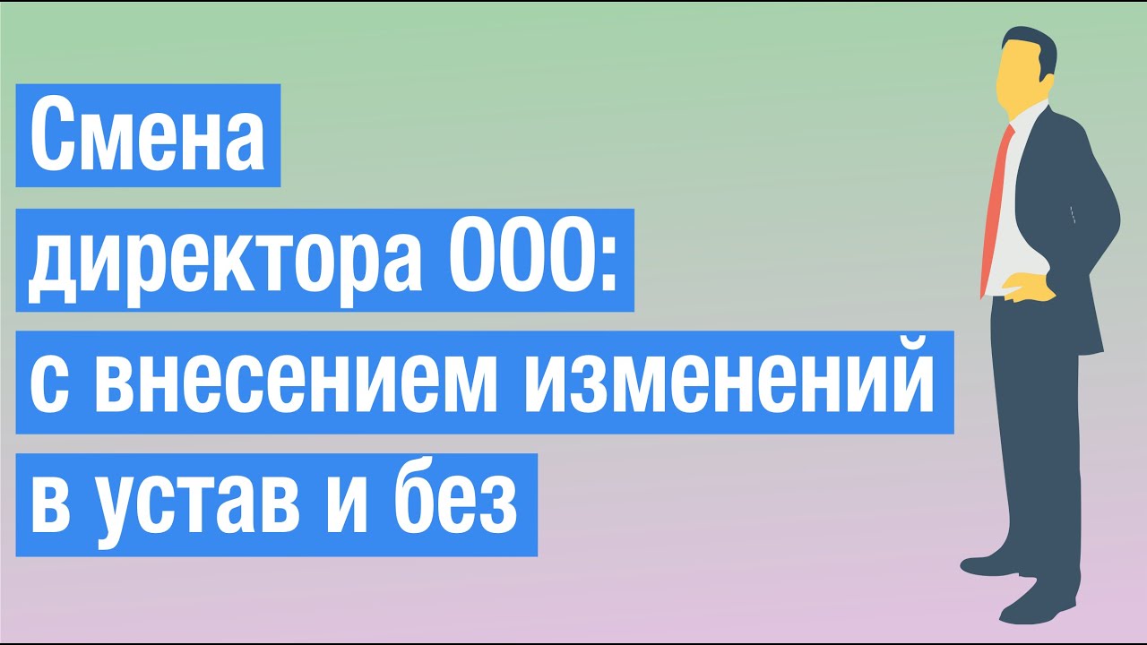 Смена директора ООО - пошаговая инструкция (Р13014) смотреть онлайн