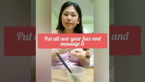 How to make skin smooth and young looking / DIY Facemask for dry / Flaky skin / Glass Skin