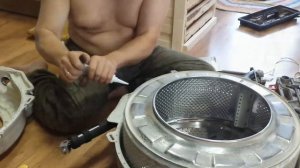 замена подшипников indesit widl 83 часть 2
