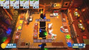 Overcooked 2 4-6 4 star (2 player co-op)