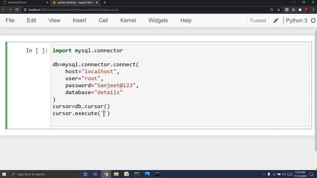 #8 Python Mysql Update Query