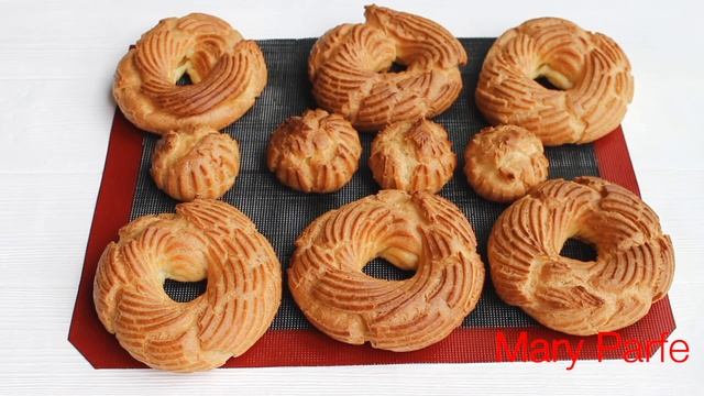 ТВОРОЖНЫЕ КОЛЬЦА ПРОСТОЙ РЕЦЕПТ | Заварное тесто | Творожный КРЕМ #творожныекольца