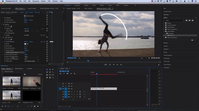 How to SCRIBBLE Animation write-on line effects in Adobe Premiere Pro CC Tutorial (No After Effects