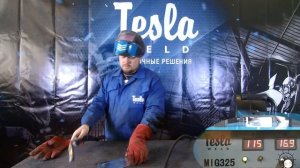 Полуавтомат Tesla Weld MIG 325. Варим тонкую оцинковку, толщина металла 1 мм.