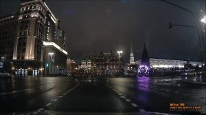 Вечерняя Москва. Ленинградский проспект - Тверская улица - шоссе Энтузиастов.