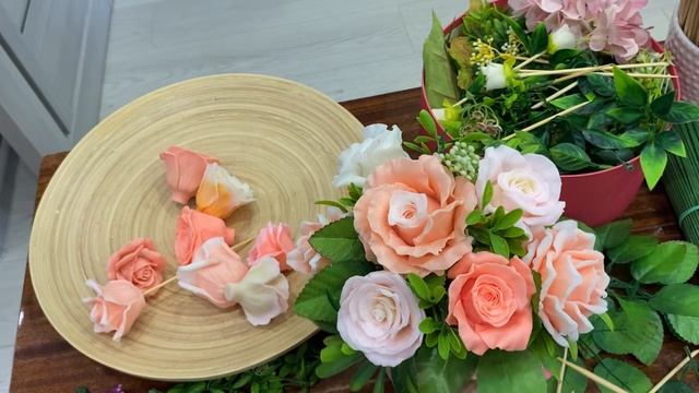 Мыловарение для начинающих ? снова собираю букет из мыльных роз ? смотреть онлайн