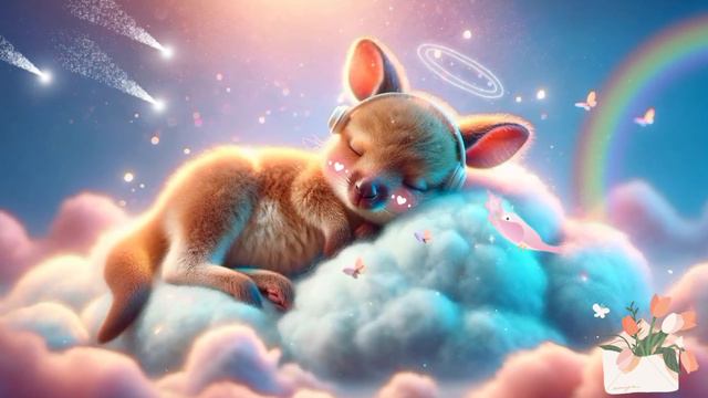Nighttime Serenity: Swift Sleep Music for Deep Rest ｜ Cute Baby Kangaroo #peacefulsleepnow