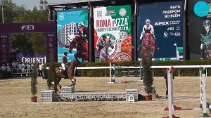 Хейрадин Нуриев и Quentin, Eriell Cup 140 см. квалификация Гран При, Ташкент, 22-04-23.