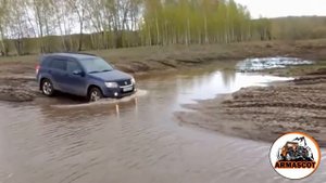 Suzuki Grand Vitara, езда по внедорожью.