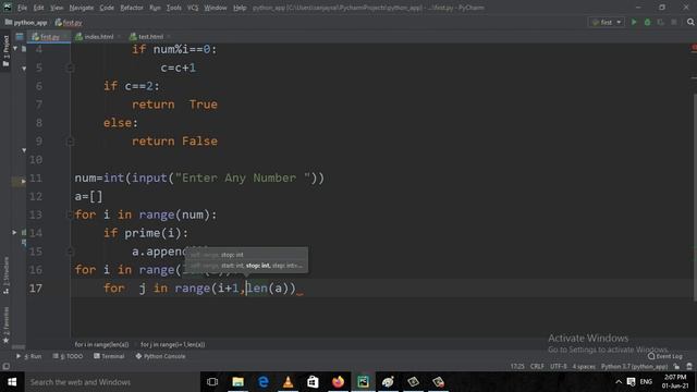 Python program to express a number as a sum of two prime numbers || Godbach Conjecture Python