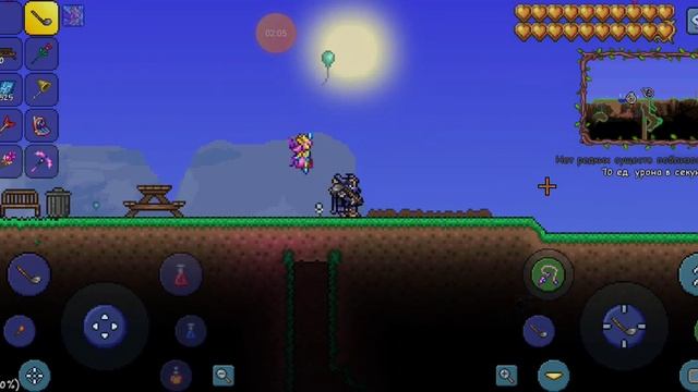 Красивый декор в лесном биоме#террария#постройки#кофе