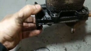 Опель комбо 1.7  ( Замена уплотнительных колец под теплообменником)