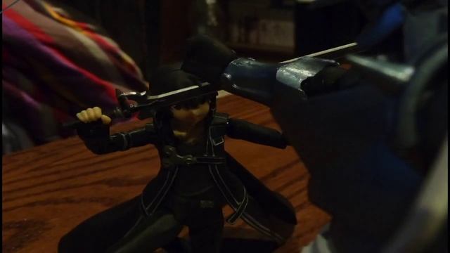 SAB Alphonse Elric vs Kirito Kirigaya: Figma and Revoltech Stop Motion