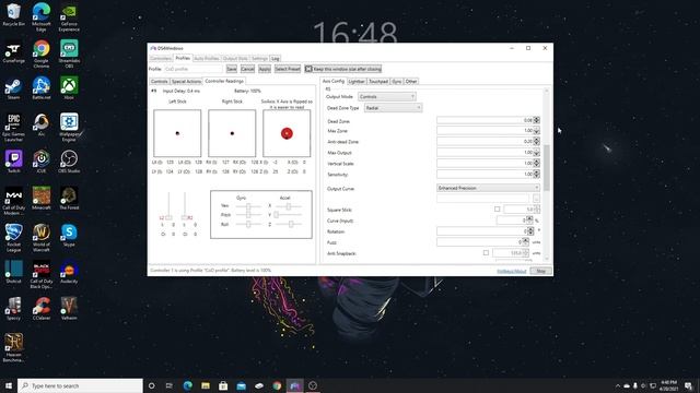 Best Settings to use on DS4 Windows For Black Ops Cold War! (0 INPUT LAG) смотреть онлайн