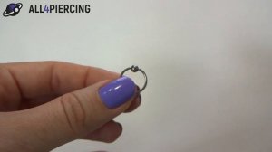 Как открыть кольцо с шариком