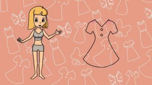 Как нарисовать простое платье | How to draw a simple dress | Рисуем одежду  | Draw clothes.