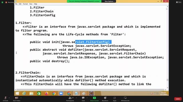 Advanced Java Lecture [32] ( 11 June 2022 )  Program on Servlet Filters || Smart Java Developer||