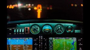 Мои ночные полёты на Даймонд-40 | My night flights on Diamond-40NG