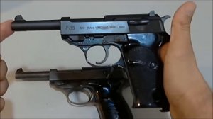 Немецкиe пистолеты Вальтер П-38 и П-1. 1943 и 1986