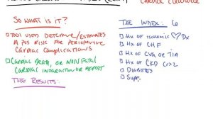 Revised Cardiac Risk Index