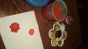 Городецкая роспись  Цветы