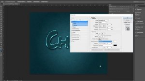 Как сделать снежный текст в Фотошопе