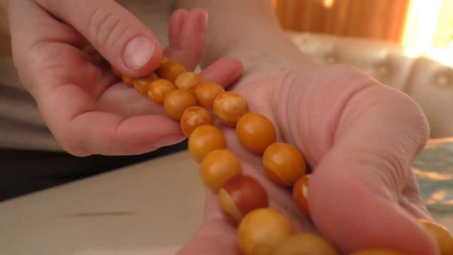 Двое янтарных бус, подороже и подешевле/ Как выглядит дорогой редкий янтарь смотреть онлайн