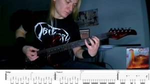 Obituary - The Wrong Time (guitar playthrough with tabs)