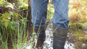 Rubber boots №16 - САПОГИ В БОЛОТНОЙ ЛУЖЕ