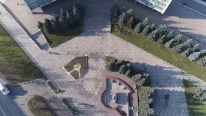 Центр Новокузнецка.  Взгляд сверху