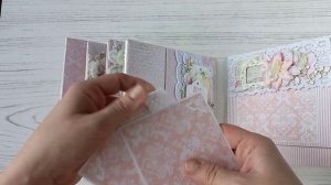 Свадебный альбом Нежный Цветочный Скрапбукинг