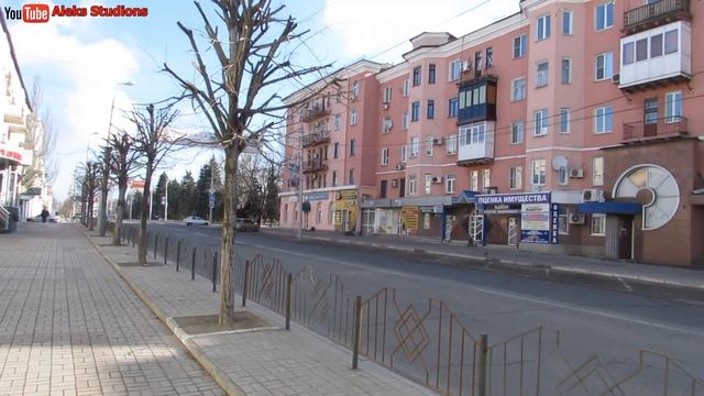 Макеевка сегодня Центр Самые красивые места города смотреть онлайн